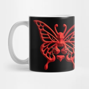 Wolf and butterfly 3d super soft blend drawing cute cool colorful Mug